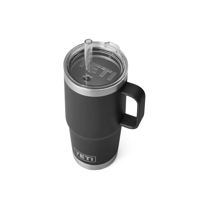 YETI 25oz Straw Mug Black