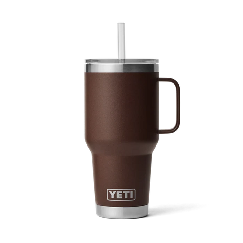 YETI 35oz Straw Mug Wetlands Brown
