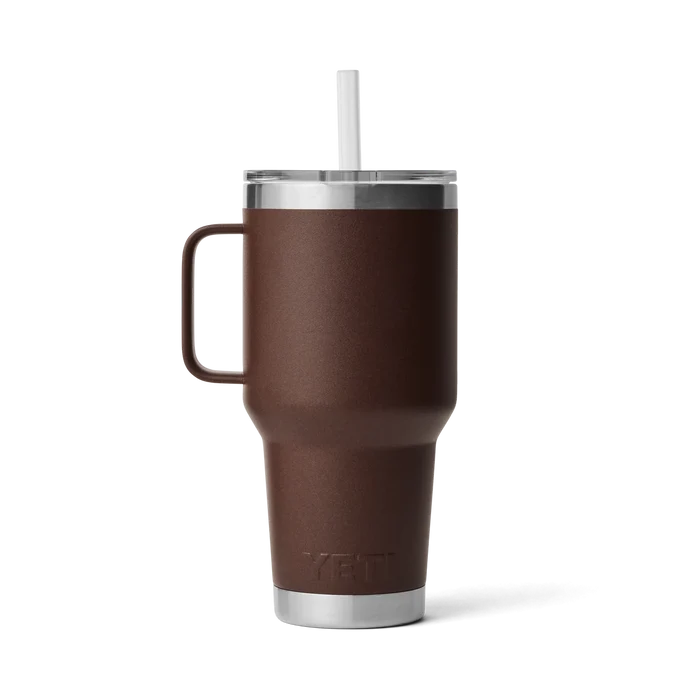 YETI 35oz Straw Mug Wetlands Brown