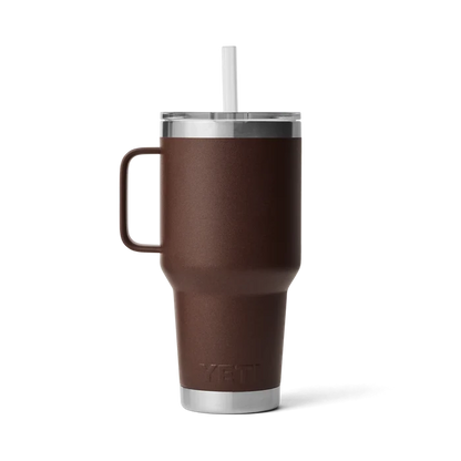 YETI 35oz Straw Mug Wetlands Brown