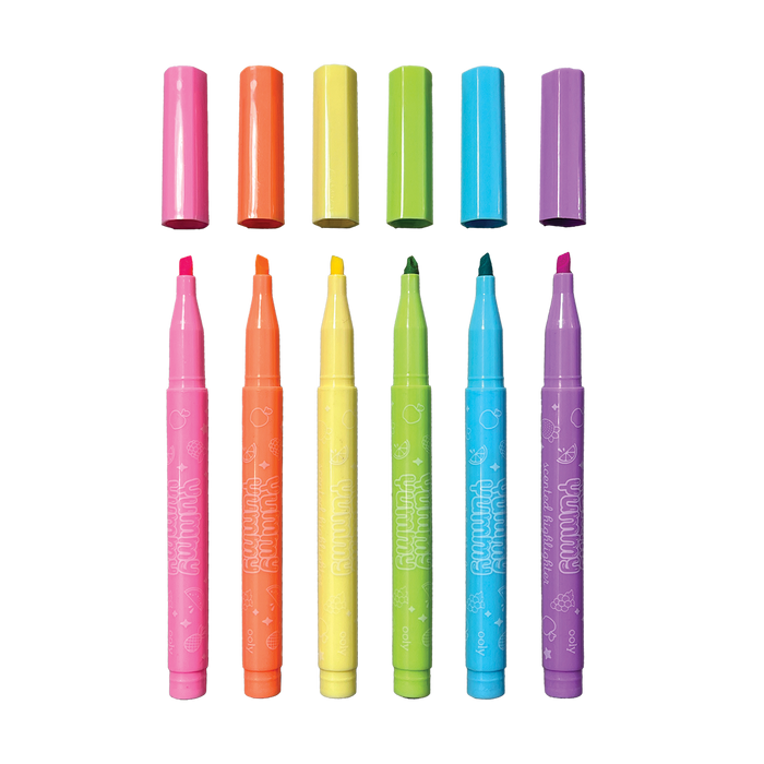 OOLY Yummy Yummy Scented Highlighters outside of packaging