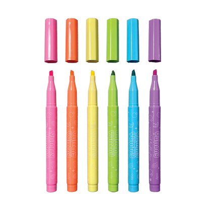 OOLY Yummy Yummy Scented Highlighters outside of packaging
