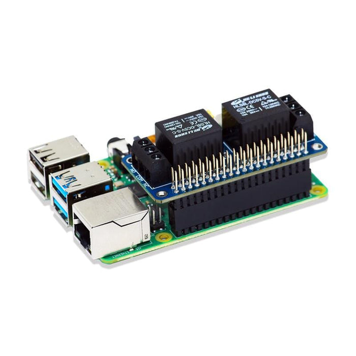 Zero Relay: 2-Channel 5V Relay Board for Pi Zero by SBC - The Pi Hut