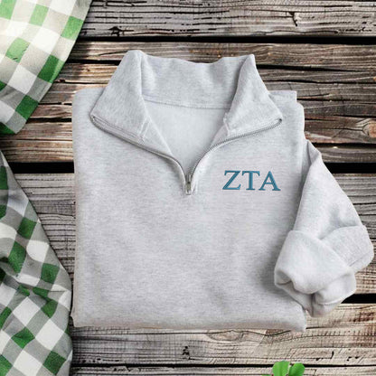 Zeta Tau Alpha Qzip Sweatshirt
