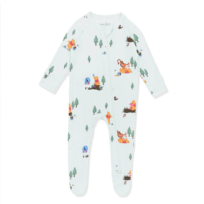 Product photo of the Zippered Footie in Winnie the Pooh Hundred Acre Wood
