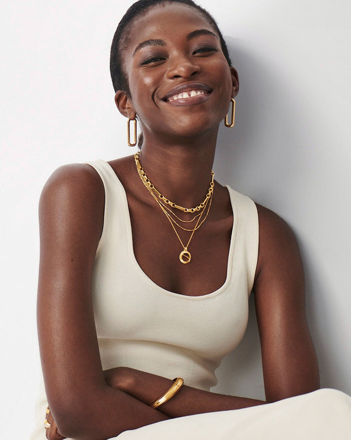 Zodiac Constellation Pendant Necklace - Aries 18ct Gold Plated Vermeil/Aries Necklaces Missoma