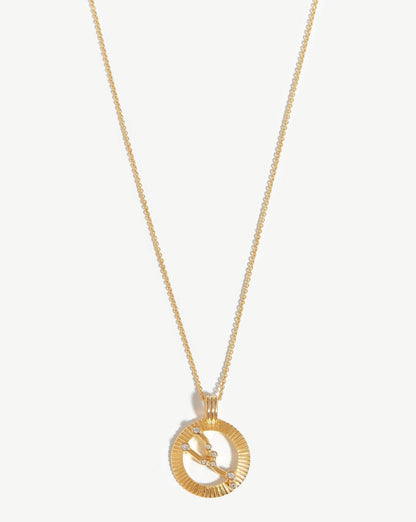 Zodiac Constellation Pendant Necklace - Taurus | 18ct Gold Plated Vermeil/Taurus Necklaces Missoma